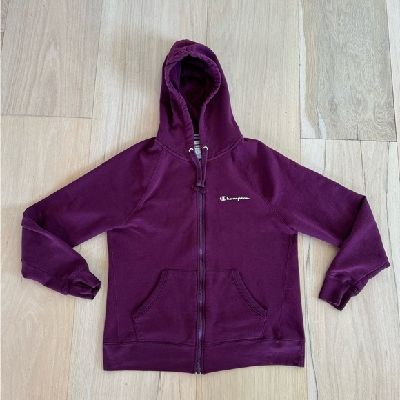 Champion Purple Zip Up Jacket Size Small - Picture 1 of 4